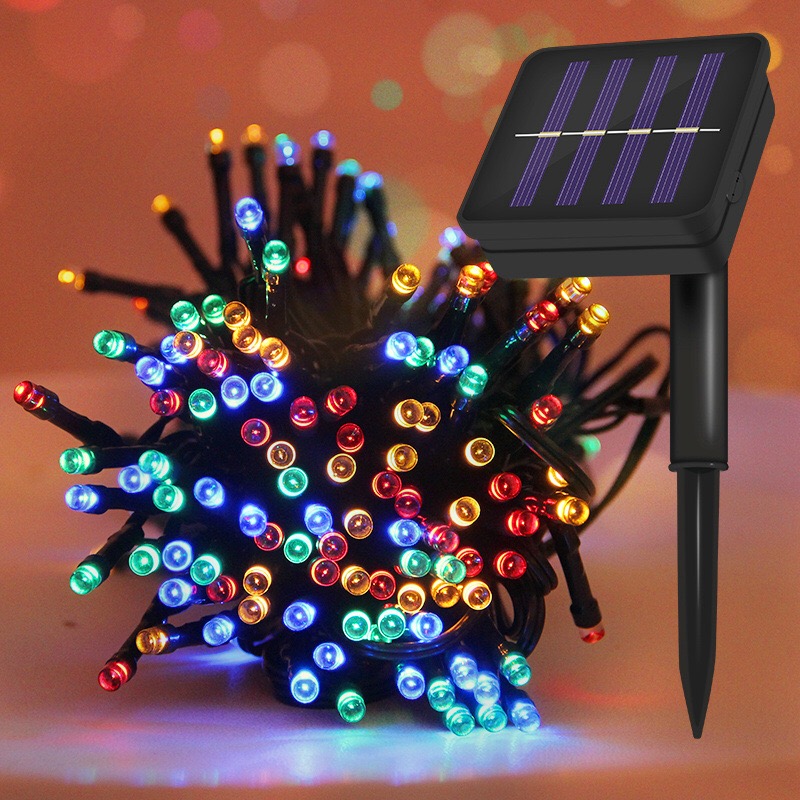 Flower String Lights for Bedroom Cherry Blossom String Lights 8 Modes 50 LED Solar Powered String Lights Fairy Hanging Decor