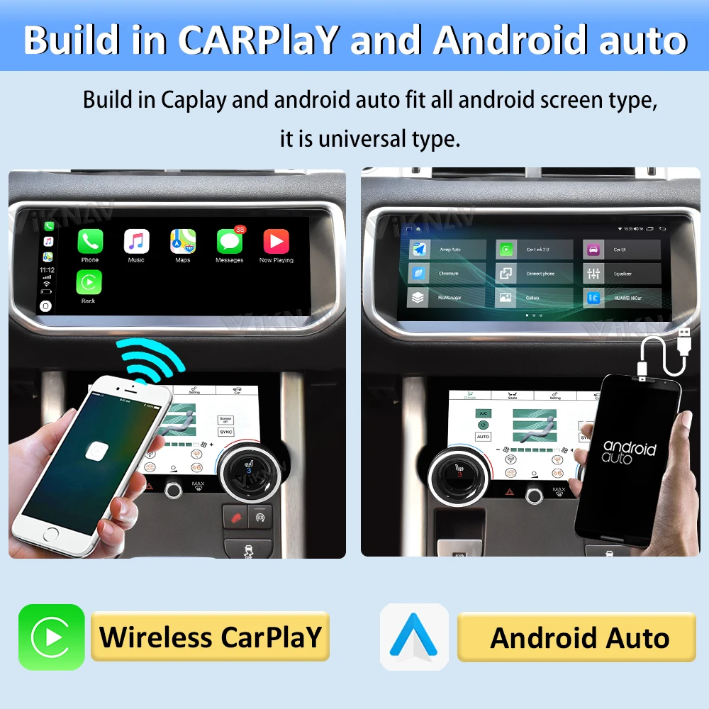 Android Touch Screen Car Radio For Range Rover Evoque L538 L551 2013-2017 Multimedia Player GPS Navigation Carplay