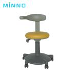 360 Degree Dental Assistant Stool PU Leather Armrest Dental Office Chairs