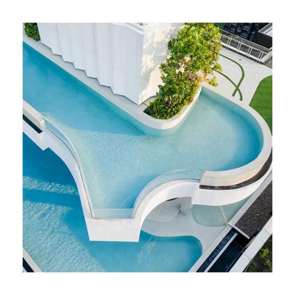 Pool Aupool Clear Transparent PMMA Panel Above Ground Acrylic Outdoor Swimming