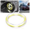 Buy cheap Car Headlight Cob 90mm Angel Eyes RED BLUE Fog Lamp 12-18V from wholesalers