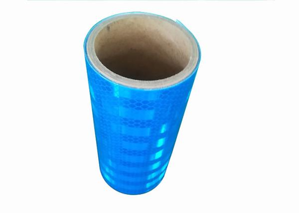 Buy cheap Microprismatic Reflective Tape On Commercial Vehicle White Yellow Blue Esay Cutting from wholesalers