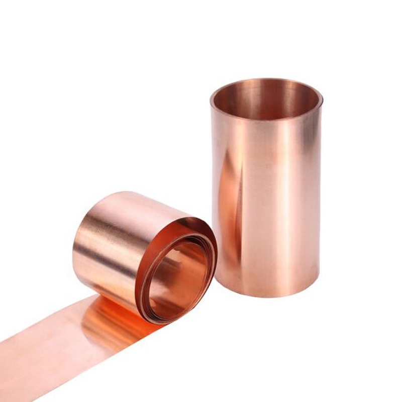 Half Hard Pure Copper C10100 C10300 C11000 C12200 Copper Foil/Strip Tape in Coil with 99.9% Purity and ISO9001 Certified
