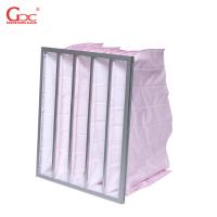 Buy cheap Medium Effect 1700m3/H F6 F7 Fiberglass Bag Filter product