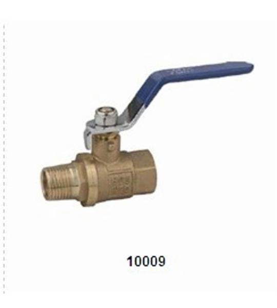 Buy cheap Brass forging Ball Valve 10009 with shotting brass color 600PSI (male-female) from wholesalers