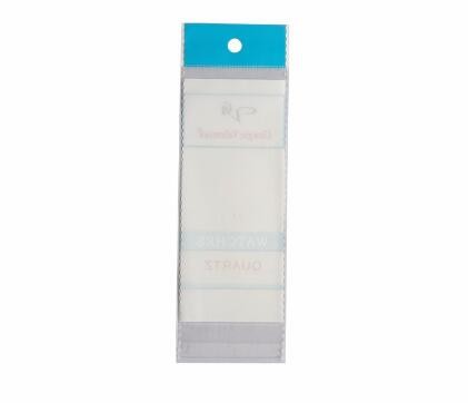 manufacturer resealable header opp self-adhesive clear plastic bag