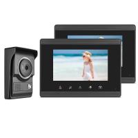 Buy cheap 2 Room 4 Wire Villa Video Intercom System Color 1000TVL 800 x 480 Camera product