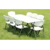 Buy cheap High Density Polyethylene Garden Plastic Folding Table 19kg/Pcs from wholesalers