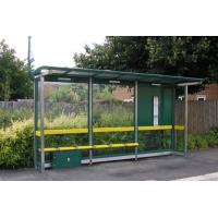Buy cheap Canopy Prefabricated Bus Stop Shelter Light Weight Strong Rust Resistance product