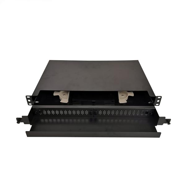 Buy cheap 24 Cores Drawer Rack Mount Fiber Termination Panel Fiber Patch Box from wholesalers