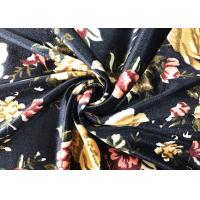 Buy cheap 240GSM Polyester Velvet Fabric / Micro Velvet Fabric Night Garden Color product