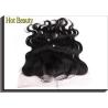 Buy cheap Top Closure Ear to Ear Swiss Lace Frontal Body Wave , Natural Black Color from wholesalers