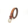 Buy cheap 2.0cm Women's Skinny Genuine Leather Belts With Embossed Croco from wholesalers