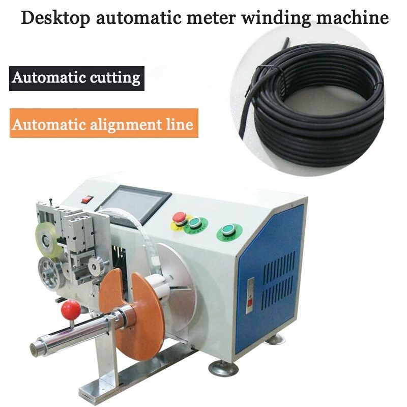 Buy cheap Non-Standard Round Outer Diameter Desktop Type Automatic Meter Cutting Wire Winding Machine from wholesalers