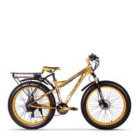 Buy cheap 1000w Fat Tire Electric Bike Carrier Rear 17Ah Aluminum Frame Hardtail product