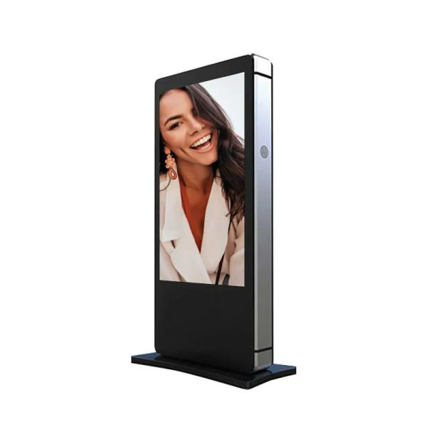 Buy cheap Customized Outdoor LCD Digital Signage , Ultra Thin Outdoor TV Kiosk For Supermarket from wholesalers