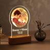 Buy cheap wooden Night Light stand with Your Photo Romantic Gift for Couples Gift for Her Anniversary Gift for Him Engagement Wedding from wholesalers