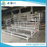 Buy cheap 5 Rows Lightweight Stadium Seats , Soccer Collapsible Foldable Bleacher Seats product