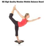 Fitness Curvy Baby Children Wooden Wobble Balance Board