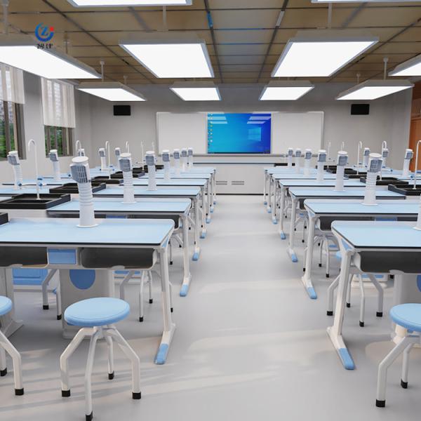 Buy cheap School Physics Lab Furniture Display Laboratory Working Table ISO Certified from wholesalers