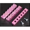 Buy cheap 12 Cavities Aluminium Lipstick Filling Mold with 12.1mm Rose Gold Coating from wholesalers