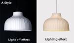 Modern Chinese Style Silk Led Ceiling Chandelier For Living Room Bedroom paper