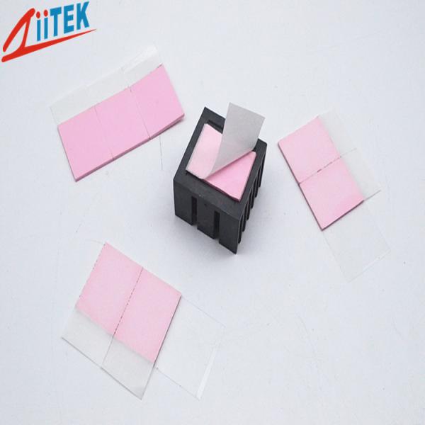 pink 3.0W/mK CPU Heatsink Cutting Thermal Conductive Foam Ultrasoft Compressible