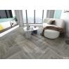 Buy cheap 610mmx128mm Herringbone SPC Flooring Real Wood Grain Texture from wholesalers