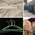 Heavier Clothing Metal Coat Hangers , Dry Cleaning Shops Shirt On Hanger