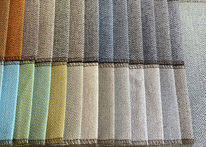 Plain Dyed Upholstery Sofa Fabric Colored Cloth Pure Polyester