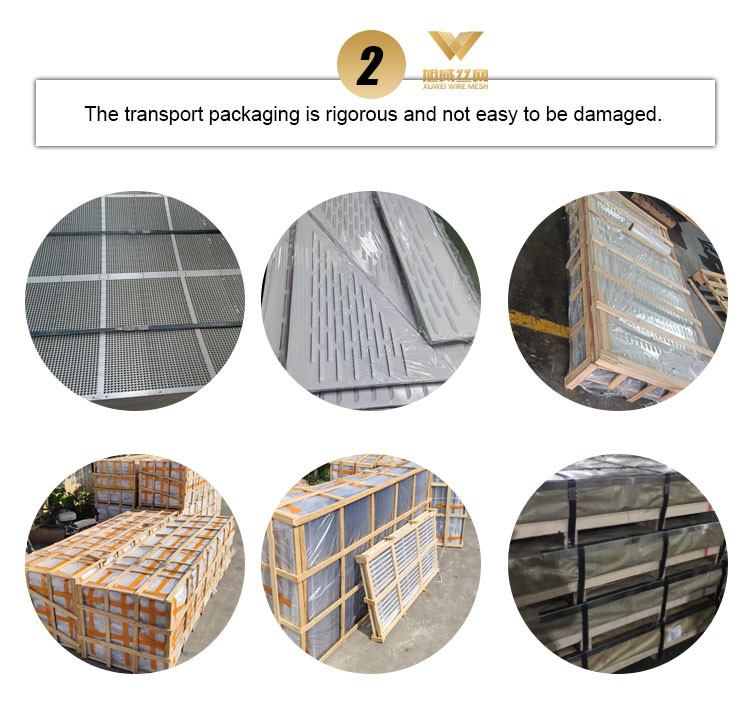 Customized Decorative Perforated Metal Screen Panels Bending