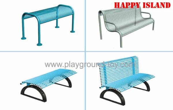 Buy cheap Recycled Park Benches Galvanized Steel Garden Park Bench For Oudoor from wholesalers