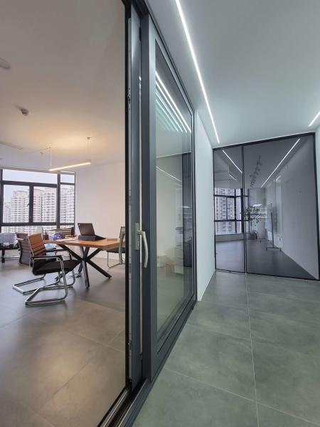 Buy cheap Silver / Black / White Aluminium Sliding Doors Powder Coated from wholesalers