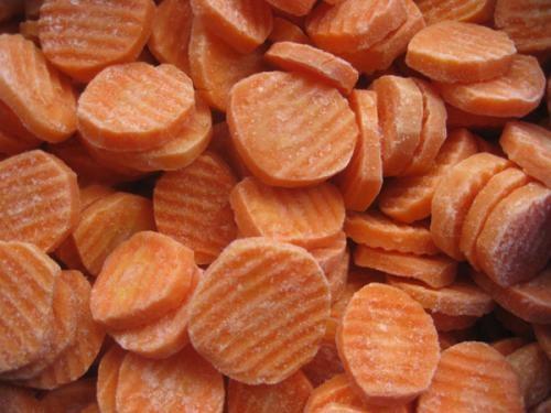 Buy cheap IQF Frozen Carrots Slices, Crinkle Cut from wholesalers