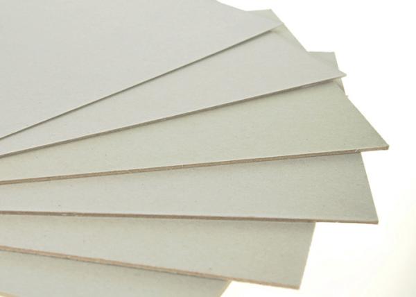 Buy cheap Anti-Curl Double Side Grey Hard Board Paper for furniture / book cover from wholesalers