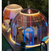 Buy cheap Modern Design Full House Prefab Outdoor Polycarbonate Clear Geodesic Bubble Dome product