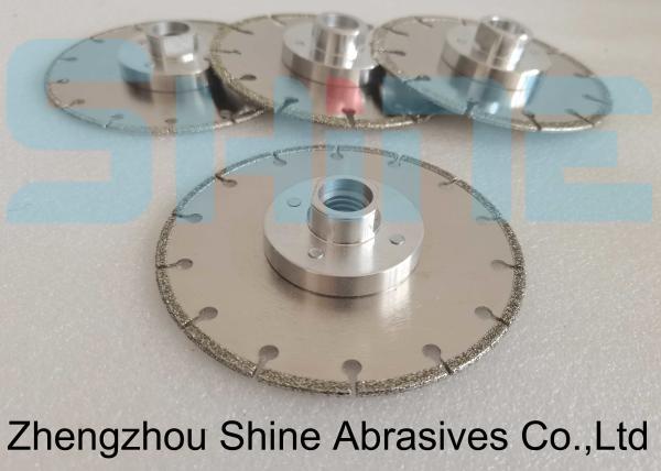 Buy cheap 125mm Eelectroplated Diamond Saw Blade For Marble M14 Flange from wholesalers
