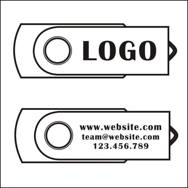 custom printed flash drives