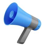 300 To 1000 Cycle Compact Lightweight Handheld Megaphone Bullhorn ABS Siren