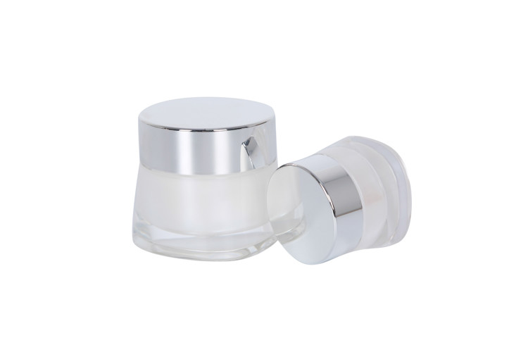 200ml Cosmetic Acrylic Toner Bottle Skincare Set Packaging With 15g Face Cream Jar