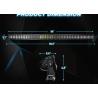 Buy cheap Waterproof IP67 Black Cover Curved 312W Led Light Bar 52Inch Led Car Lightbar from wholesalers