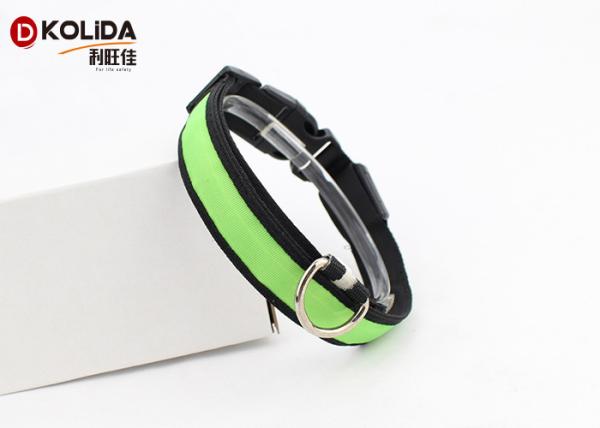 Buy cheap Orange / Yellow Illuminous Flashing LED Pet Safety Collar For Cat / Dog from wholesalers