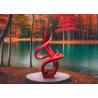 Buy cheap Modern Outdoor Stainless Steel Flame Sculpture Custom Large Painted Metal Art from wholesalers