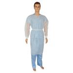 Surgical Isolation Disposable Protective Coveralls For Patient Blue Color