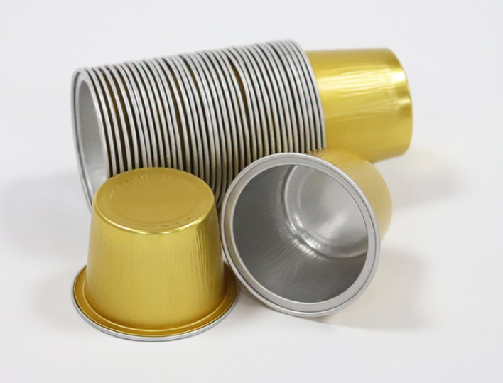 40ml Aluminium Foil Tea Cup Round Aluminium Food Container aluminum drinking cups