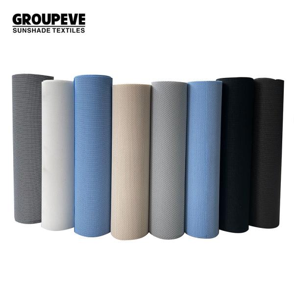 Buy cheap sunscreen exterior sun privacy shade window blinds roller shades outdoor heat blinds for windows from wholesalers