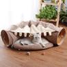 Buy cheap Cat Tunnel Four Seasons Rolling Floor Chinchilla Net Red Toy Cat Products Folding Shell Channel Cat Nest from wholesalers