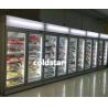 Buy cheap Supermarket Vertical Fan Cooling Glass Door Refrigerant Equipment Ice Cream Storage Display Freezer from wholesalers