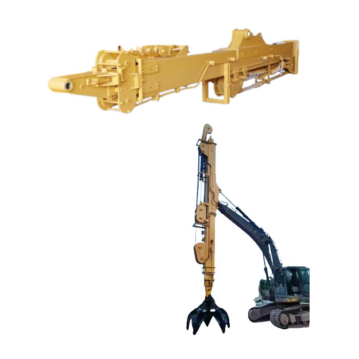 Adjustable Excavator Clamshell Telescopic Boom for Grabbing Sand Soil
