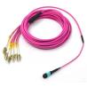 Buy cheap OM1 OM2 OM4 MPO LC DX Fanout Cable 0.5M Mutilmode from wholesalers
